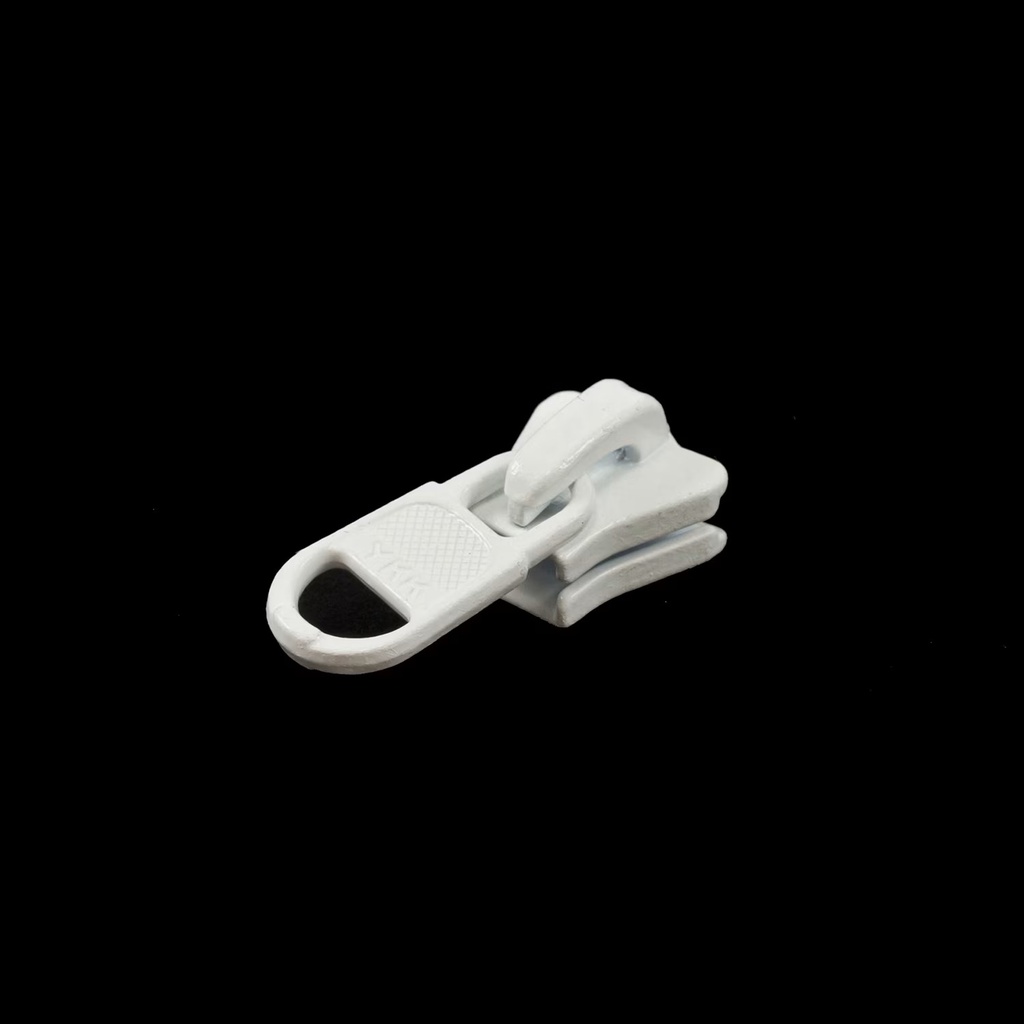 [295645] YKK® VISLON® #5 Deslizador Metálico Blanco