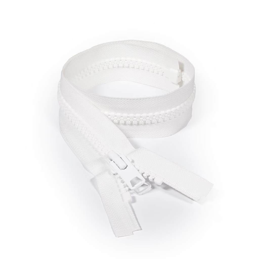 [296061] YKK® VISLON®  #10 Blanco de 0.45 mts de largo