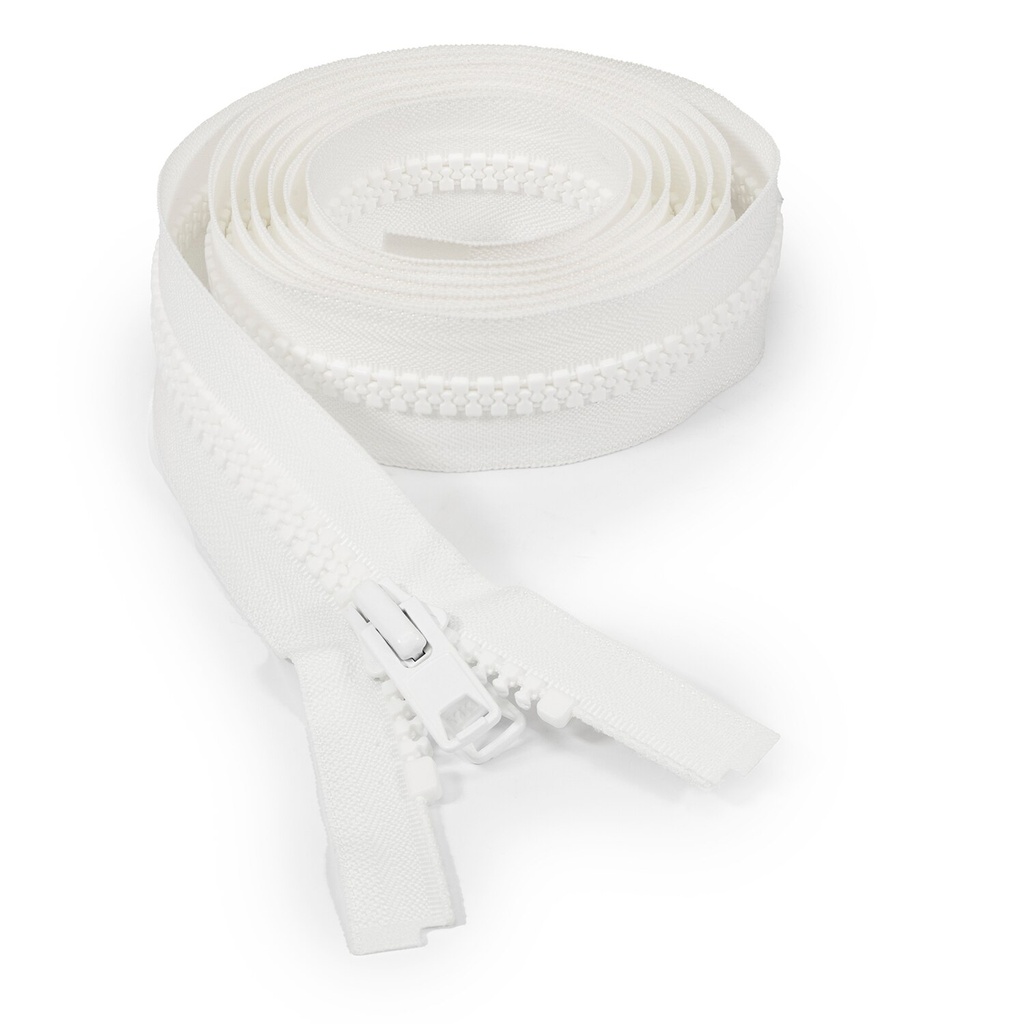 YKK® VISLON®  #10 Blanco de 2.13 mts de largo