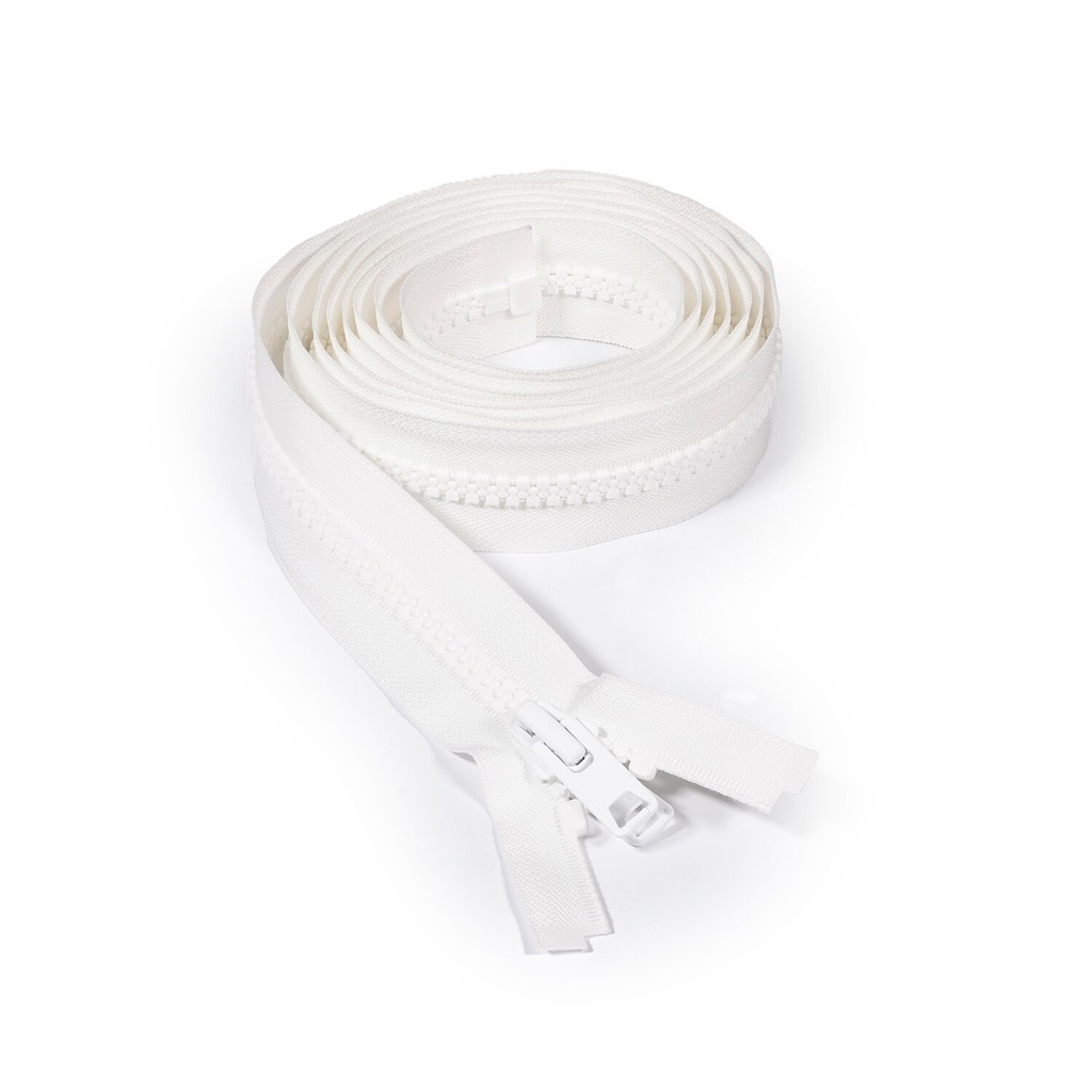 [296088] YKK® VISLON®  #10 Blanco de 2.43 mts de largo